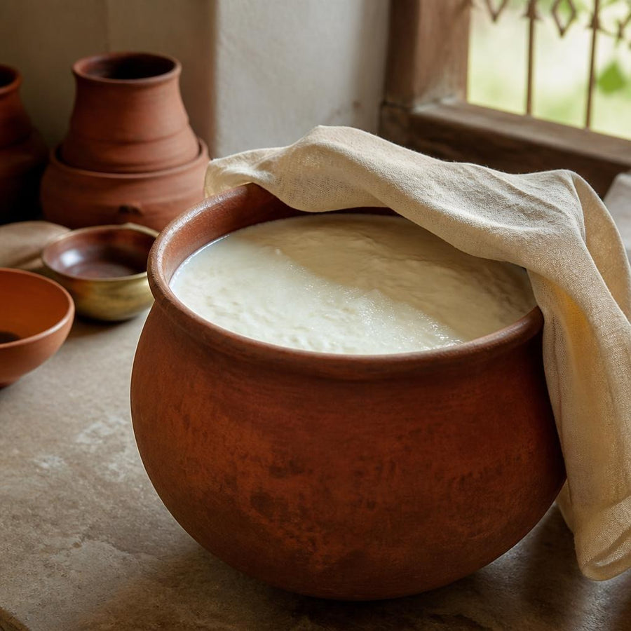 Curd, set slowly