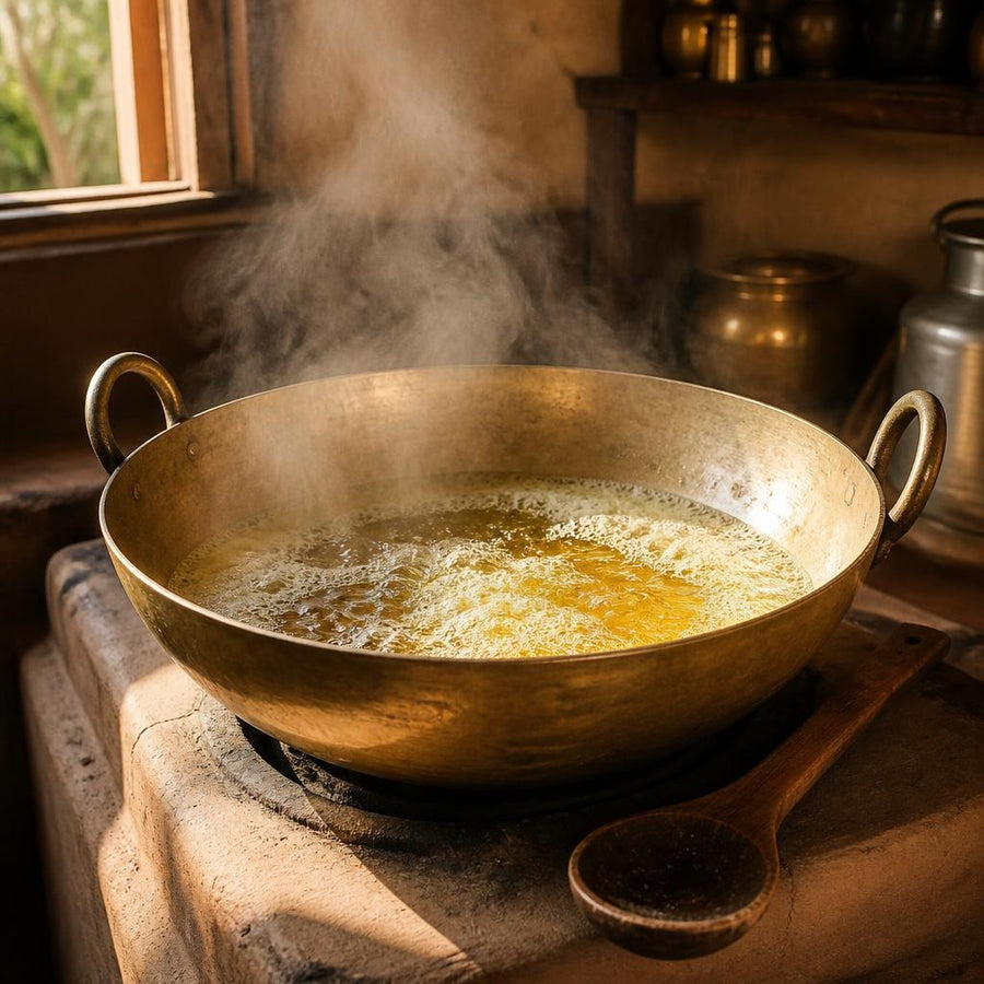 Ghee, golden
